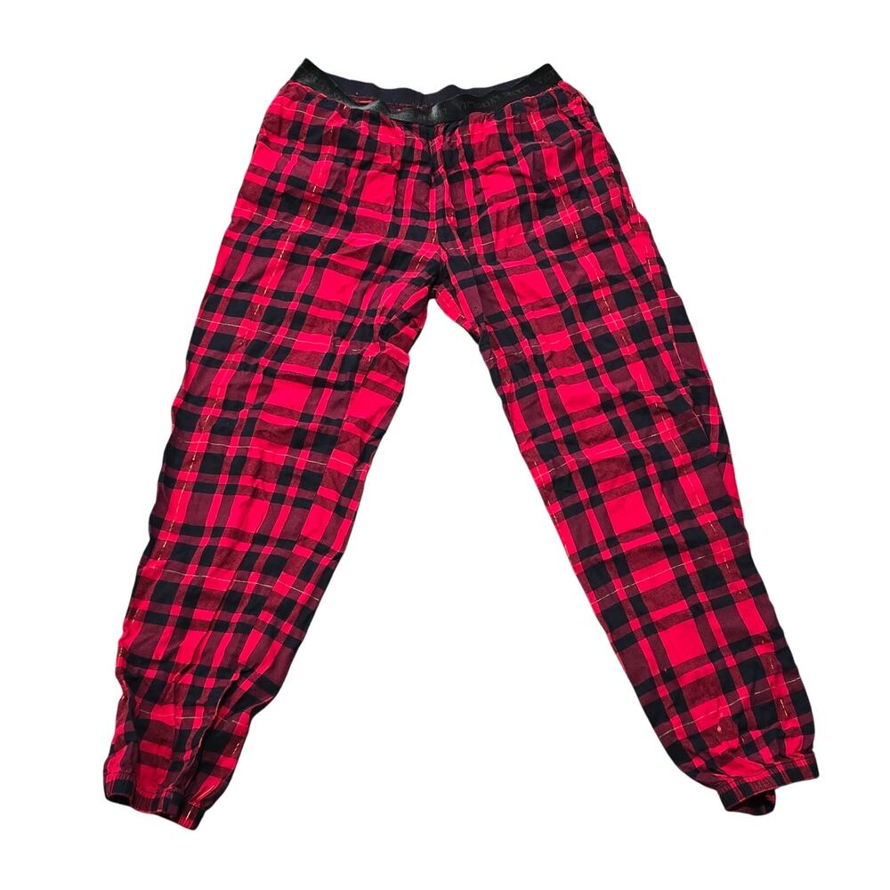 Victoria's Secret Red & Black Plaid Pajama Pants w. Pockets